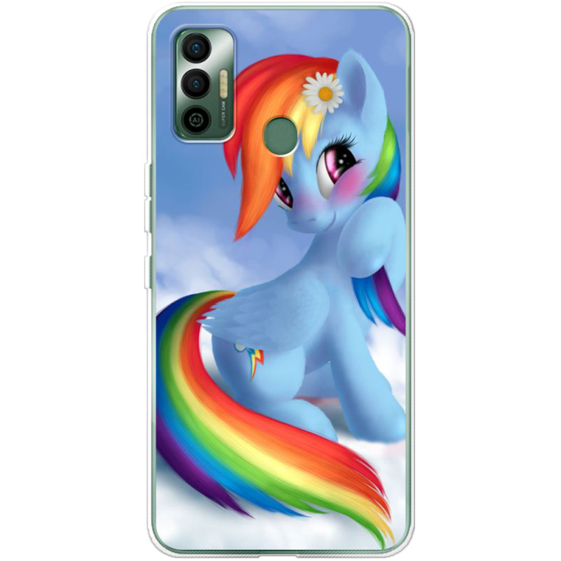 Чехол BoxFace Tecno Spark 7 My Little Pony Rainbow Dash