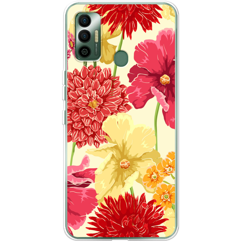 Чехол BoxFace Tecno Spark 7 Flower Bed