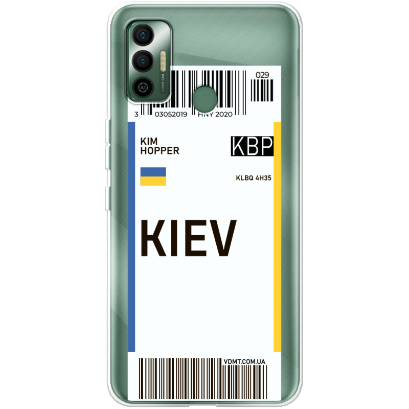 Прозрачный чехол BoxFace Tecno Spark 7 Ticket Kiev