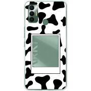 Прозрачный чехол BoxFace Tecno Spark 7 Cow