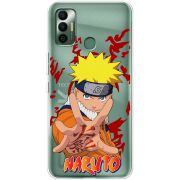 Прозрачный чехол BoxFace Tecno Spark 7 Naruto