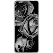 Чехол BoxFace ZTE Blade A5 2020 Black and White Roses
