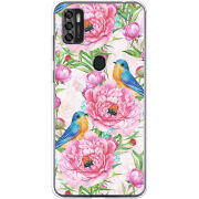 Чехол BoxFace ZTE Blade A7S 2020 Birds and Flowers