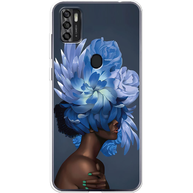 Чехол BoxFace ZTE Blade A7S 2020 Exquisite Blue Flowers