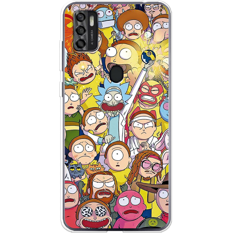 Чехол BoxFace ZTE Blade A7S 2020 Rick and Morty