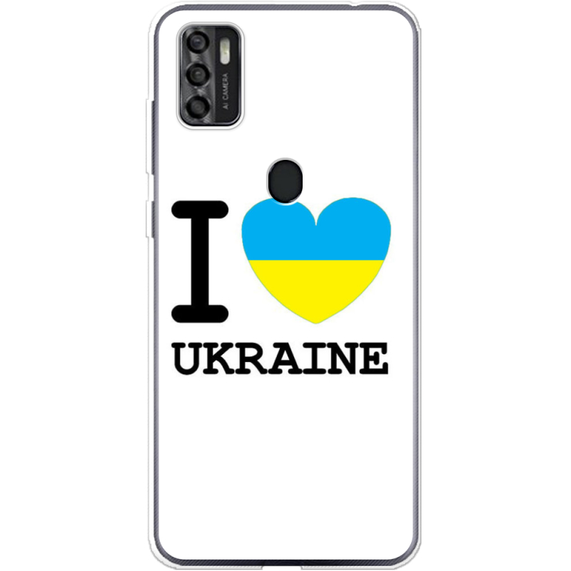 Чехол BoxFace ZTE Blade A7S 2020 I love Ukraine