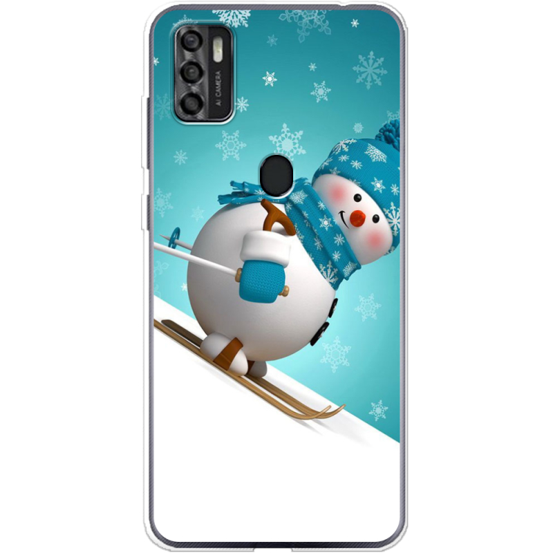 Чехол BoxFace ZTE Blade A7S 2020 Skier Snowman