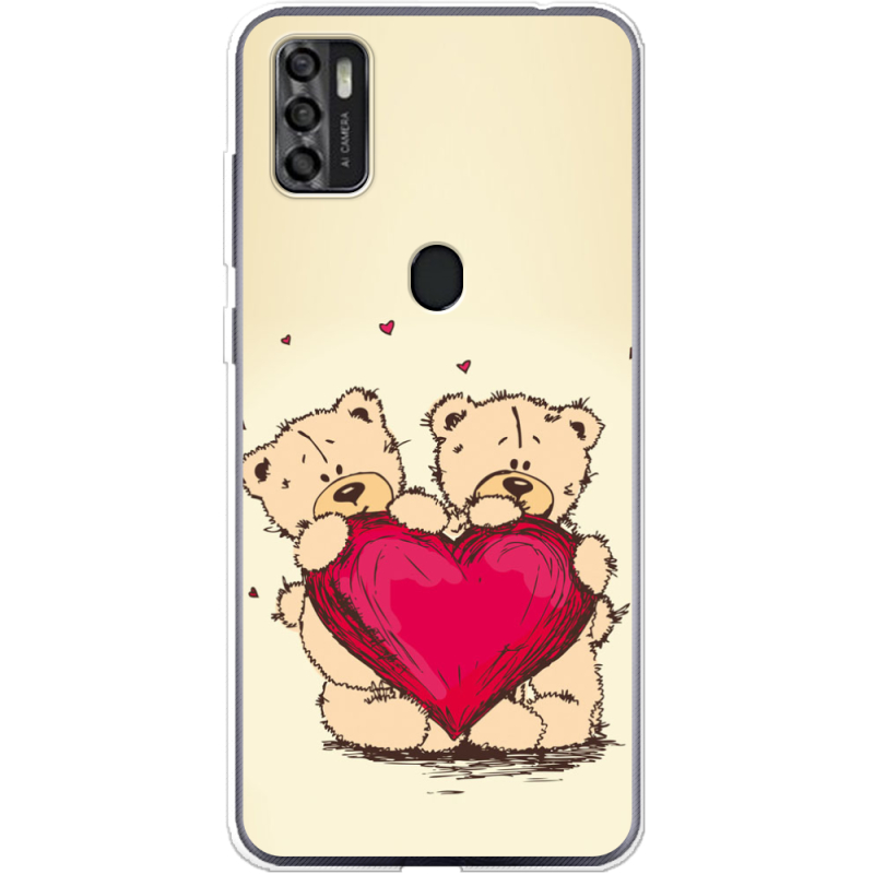 Чехол BoxFace ZTE Blade A7S 2020 Teddy Bear Love