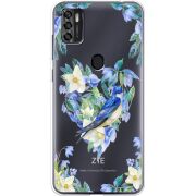 Прозрачный чехол BoxFace ZTE Blade A7S 2020 Spring Bird