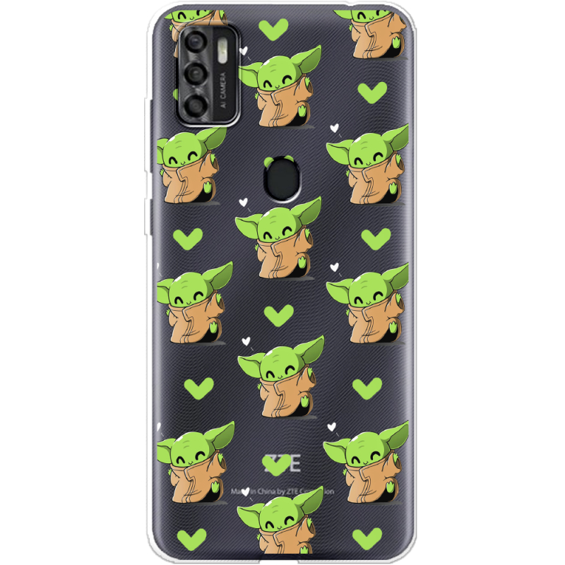 Прозрачный чехол BoxFace ZTE Blade A7S 2020 Pattern Baby Yoda