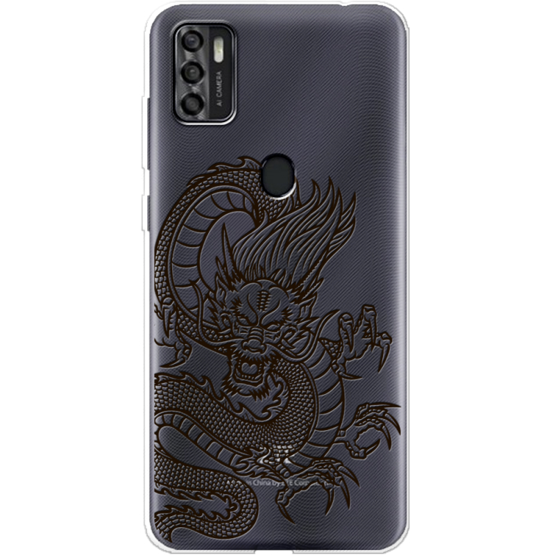 Прозрачный чехол BoxFace ZTE Blade A7S 2020 Chinese Dragon