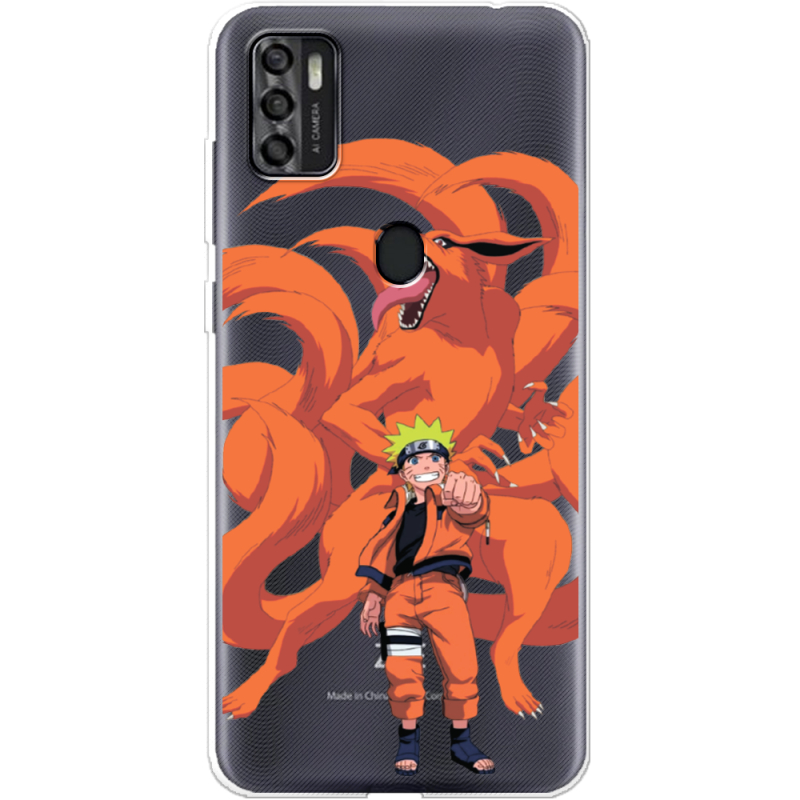 Прозрачный чехол BoxFace ZTE Blade A7S 2020 Naruto and Kurama