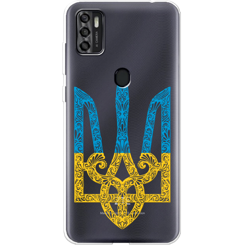 Прозрачный чехол BoxFace ZTE Blade A7S 2020 Gold Trident