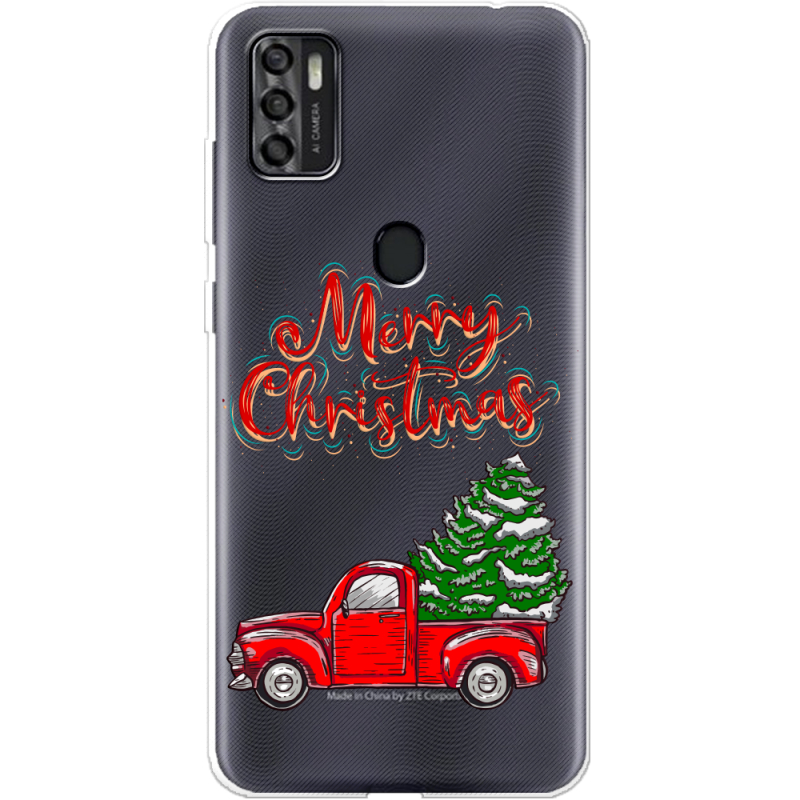 Прозрачный чехол BoxFace ZTE Blade A7S 2020 Holiday Car