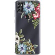 Прозрачный чехол BoxFace ZTE Blade A7S 2020 Floral