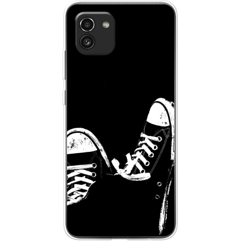 Чехол BoxFace Samsung Galaxy A03 (A035) Black Sneakers