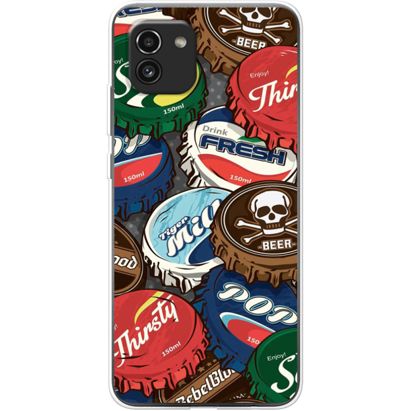 Чехол BoxFace Samsung Galaxy A03 (A035) Drink Lids