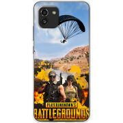 Чехол BoxFace Samsung Galaxy A03 (A035) Pubg parachute