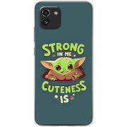 Чехол BoxFace Samsung Galaxy A03 (A035) Strong in me Cuteness is