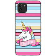 Чехол BoxFace Samsung Galaxy A03 (A035) Unicorn
