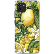Чехол BoxFace Samsung Galaxy A03 (A035) Lemon Pattern