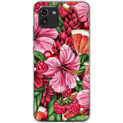 Чехол BoxFace Samsung Galaxy A03 (A035) Tropical Flowers