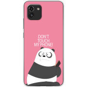 Чехол BoxFace Samsung Galaxy A03 (A035) Dont Touch My Phone Panda