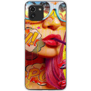 Чехол BoxFace Samsung Galaxy A03 (A035) Yellow Girl Pop Art
