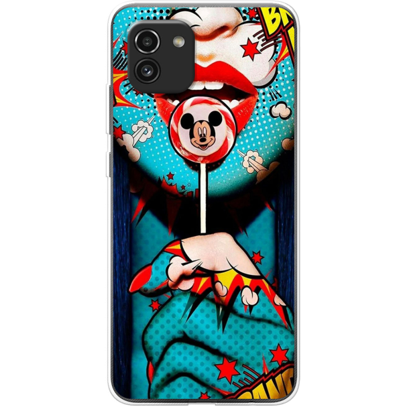 Чехол BoxFace Samsung Galaxy A03 (A035) Girl Pop Art