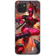 Чехол BoxFace Samsung Galaxy A03 (A035) Woman Deadpool