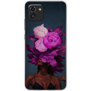 Чехол BoxFace Samsung Galaxy A03 (A035) Exquisite Purple Flowers