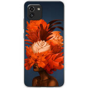 Чехол BoxFace Samsung Galaxy A03 (A035) Exquisite Orange Flowers
