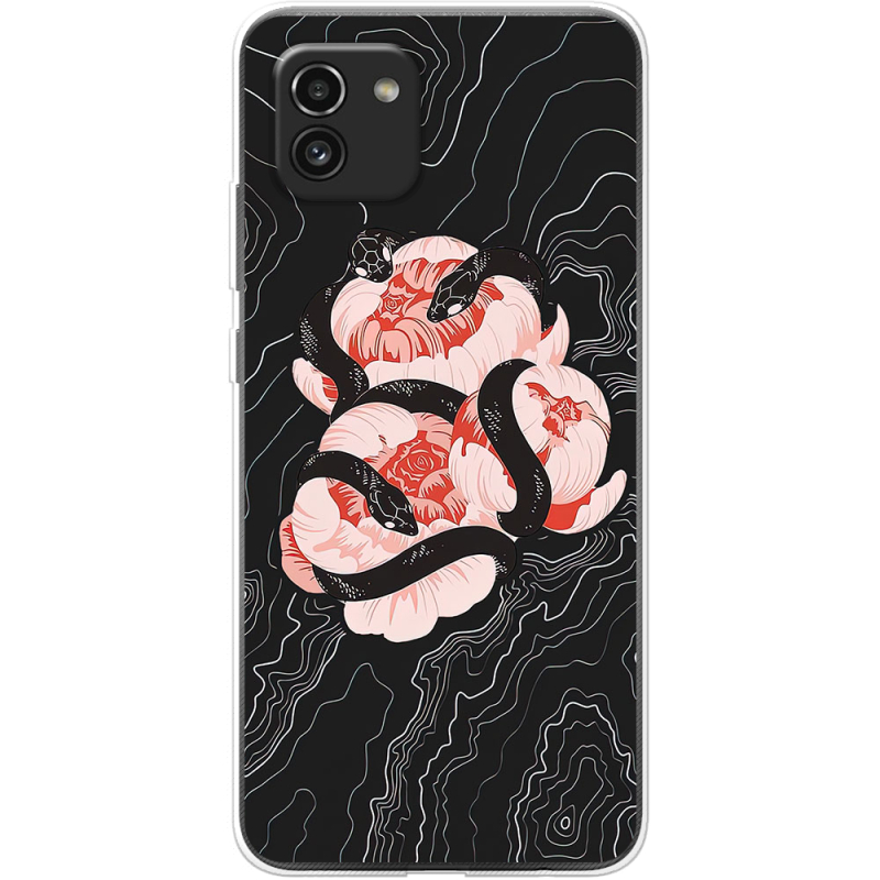 Чехол BoxFace Samsung Galaxy A03 (A035) Snake Rose