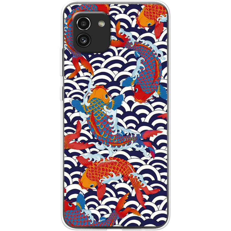 Чехол BoxFace Samsung Galaxy A03 (A035) Koi Fish