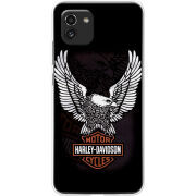 Чехол BoxFace Samsung Galaxy A03 (A035) Harley Davidson and eagle