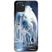 Чехол BoxFace Samsung Galaxy A03 (A035) White Horse