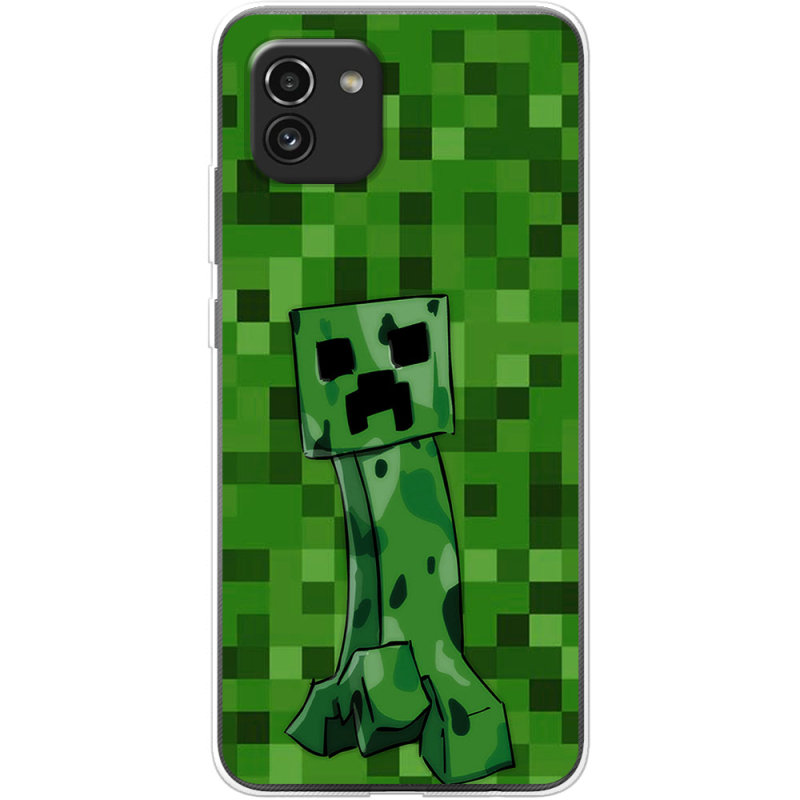 Чехол BoxFace Samsung Galaxy A03 (A035) Minecraft Creeper