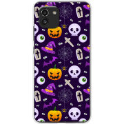 Чехол BoxFace Samsung Galaxy A03 (A035) Halloween Purple Mood