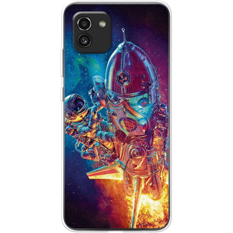 Чехол BoxFace Samsung Galaxy A03 (A035) Astronaut in Space