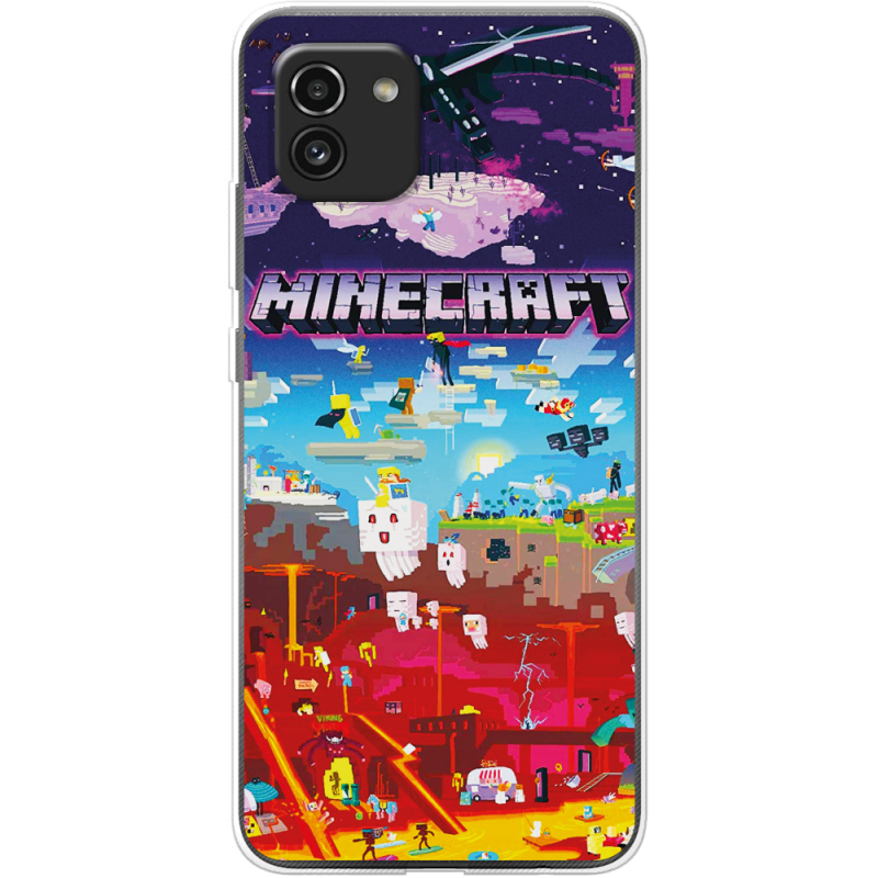 Чехол BoxFace Samsung Galaxy A03 (A035) Minecraft World Beyond