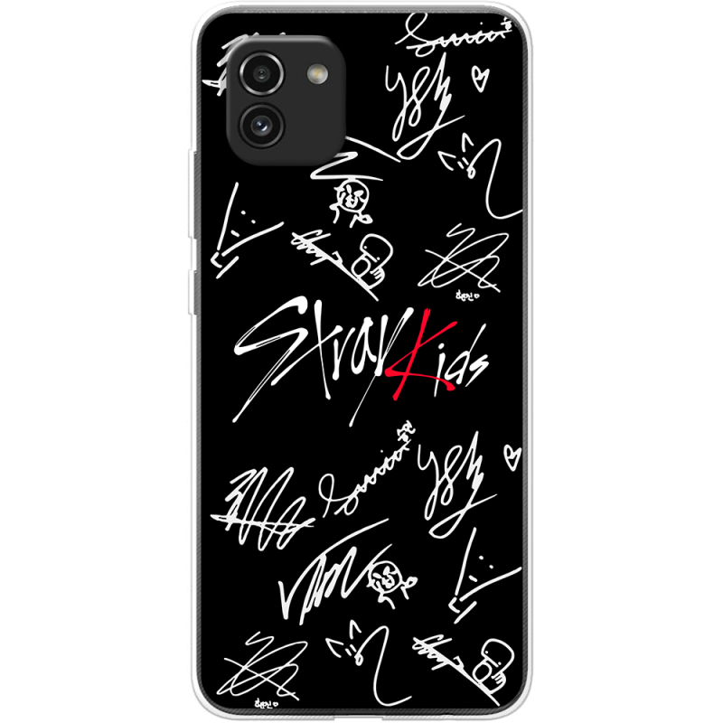 Чехол BoxFace Samsung Galaxy A03 (A035) Stray Kids автограф