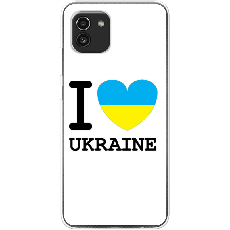 Чехол BoxFace Samsung Galaxy A03 (A035) I love Ukraine