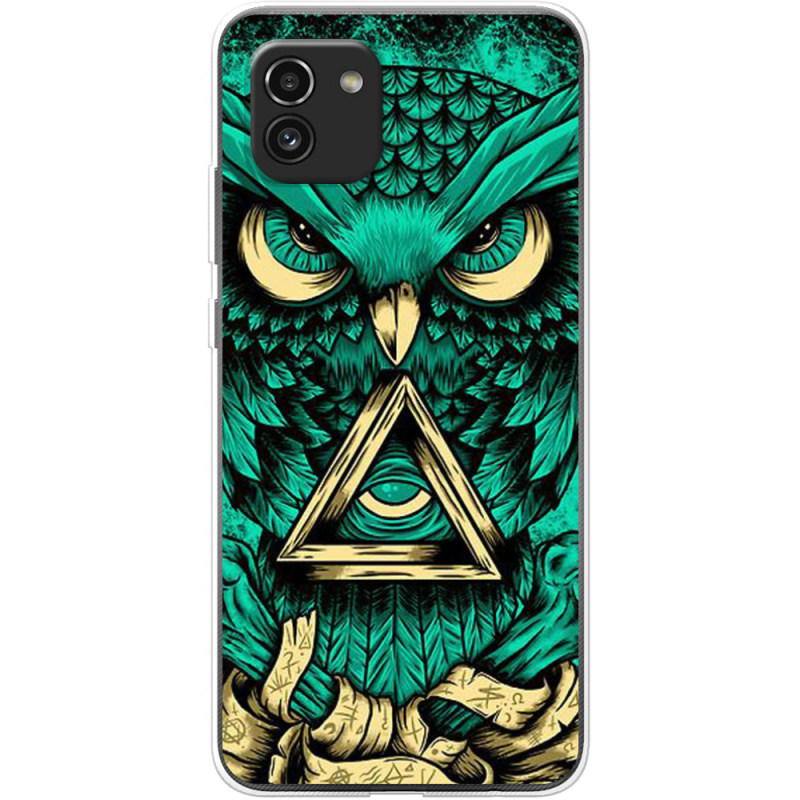 Чехол BoxFace Samsung Galaxy A03 (A035) Masonic Owl