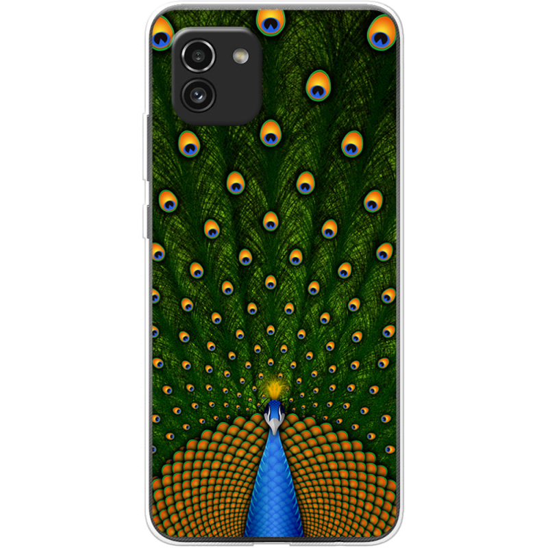 Чехол BoxFace Samsung Galaxy A03 (A035) Peacocks Tail