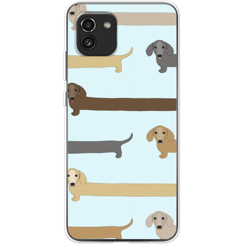 Чехол BoxFace Samsung Galaxy A03 (A035) Dachshund