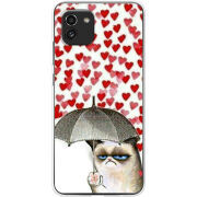 Чехол BoxFace Samsung Galaxy A03 (A035) Raining Hearts