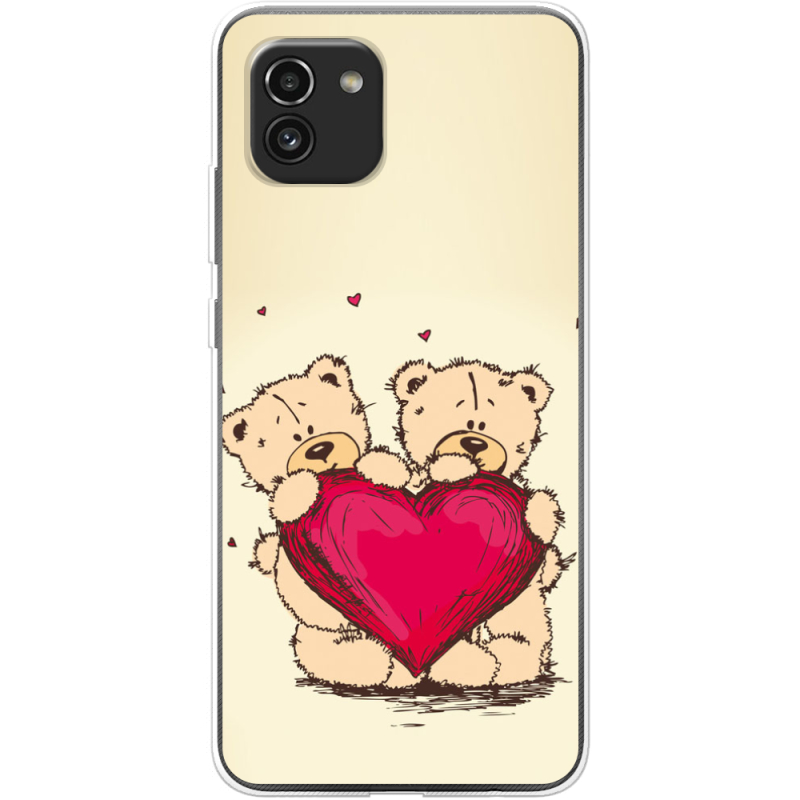 Чехол BoxFace Samsung Galaxy A03 (A035) Teddy Bear Love