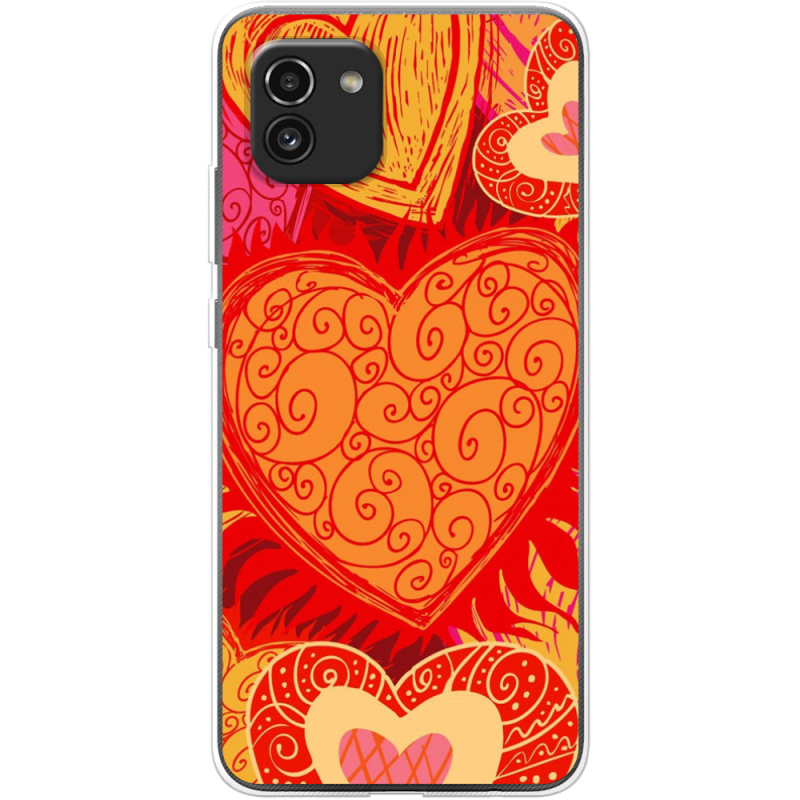 Чехол BoxFace Samsung Galaxy A03 (A035) Warm Hearts