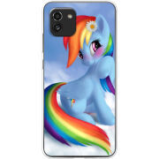 Чехол BoxFace Samsung Galaxy A03 (A035) My Little Pony Rainbow Dash