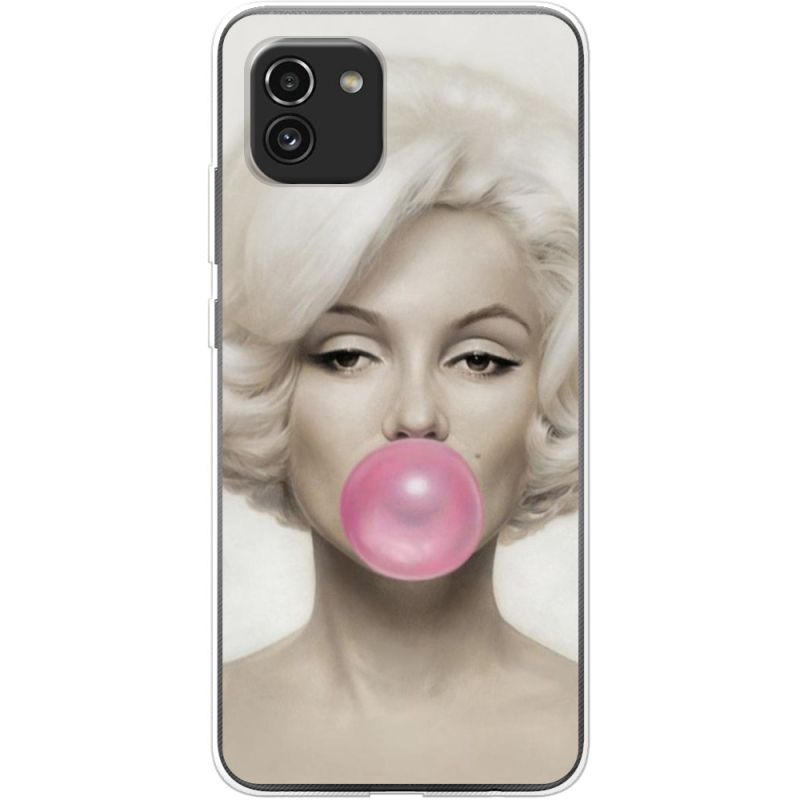 Чехол BoxFace Samsung Galaxy A03 (A035) Marilyn Monroe Bubble Gum